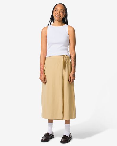 Damen-Wickelrock Sarie beige - 36239535BEIGE - HEMA